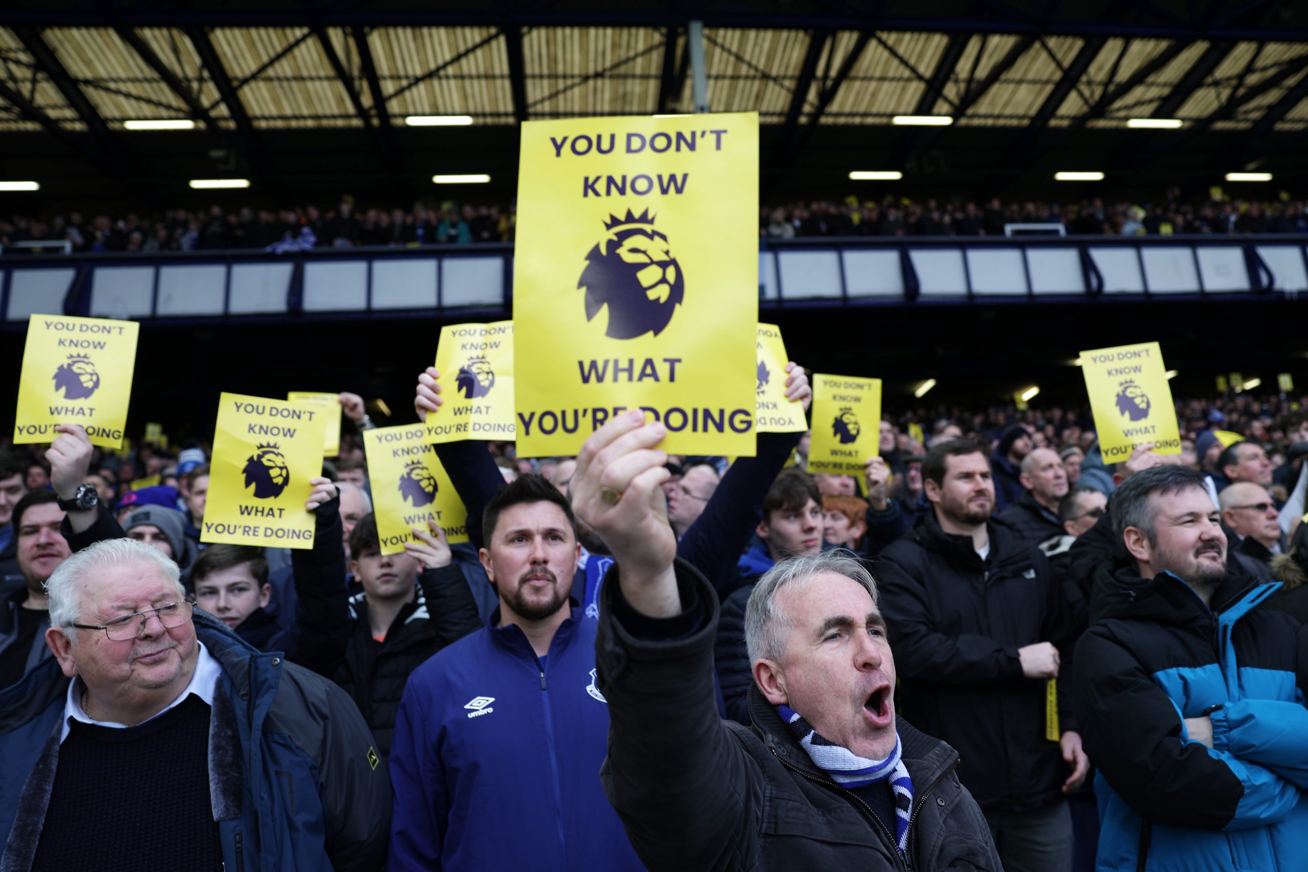 Everton fans question Premier League's 'inconsistency' over PSR sanctions